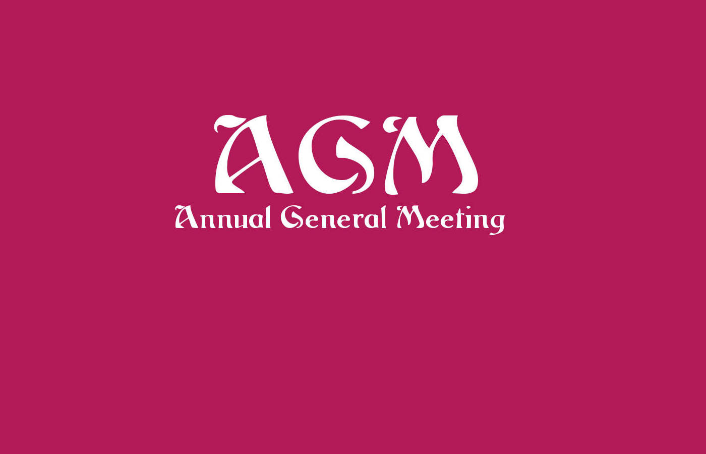 AGM Reports